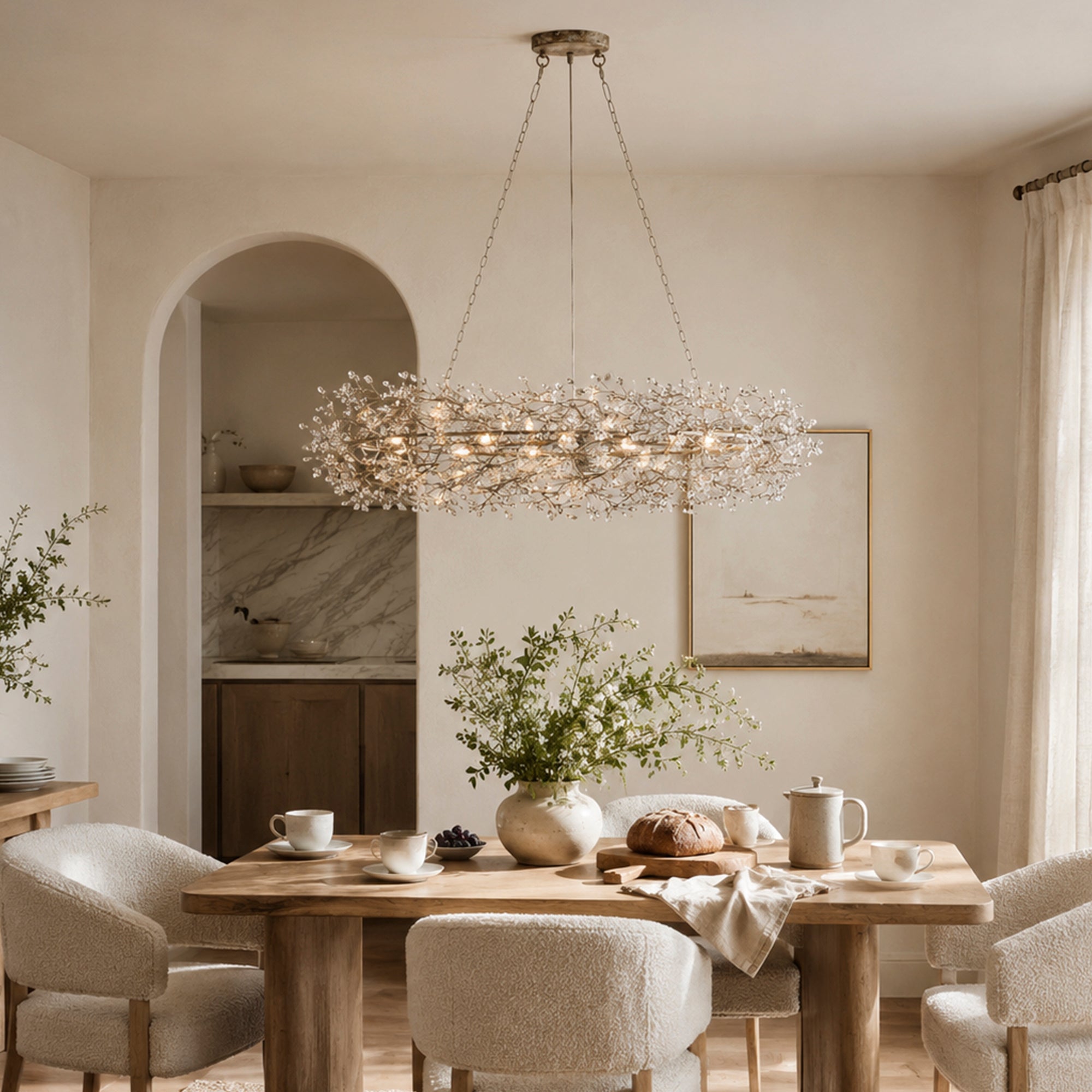Fior Oval Chandelier