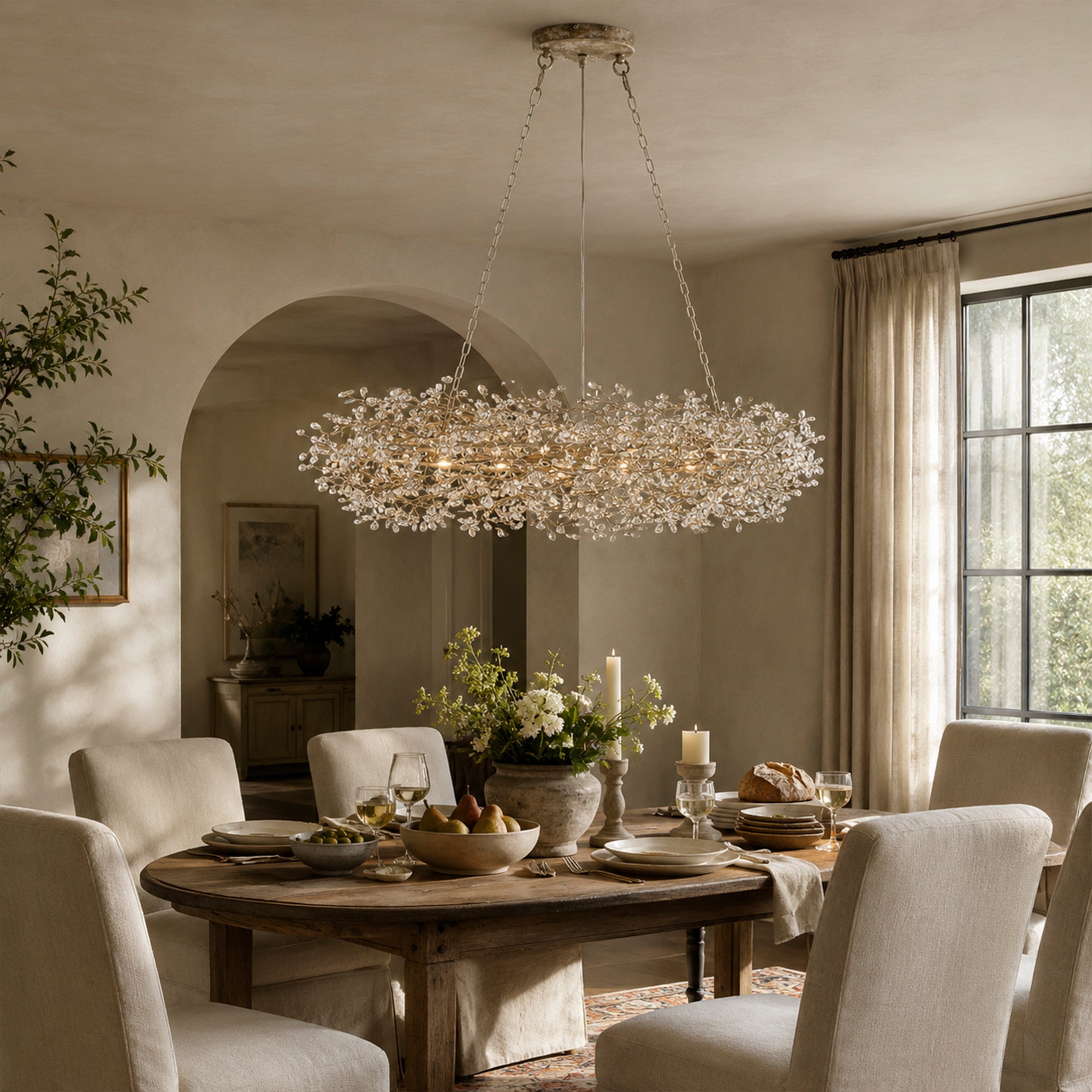 Fior Oval Chandelier