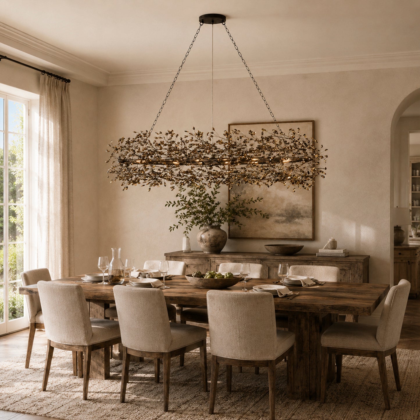 Fior Oval Chandelier