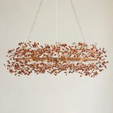 Fior Colored Oval Chandelier 62" 74"