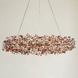 Fior Colored Oval Chandelier 62" 74"