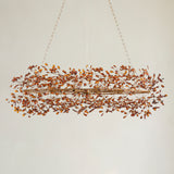 Fior Colored Oval Chandelier 62" 74"