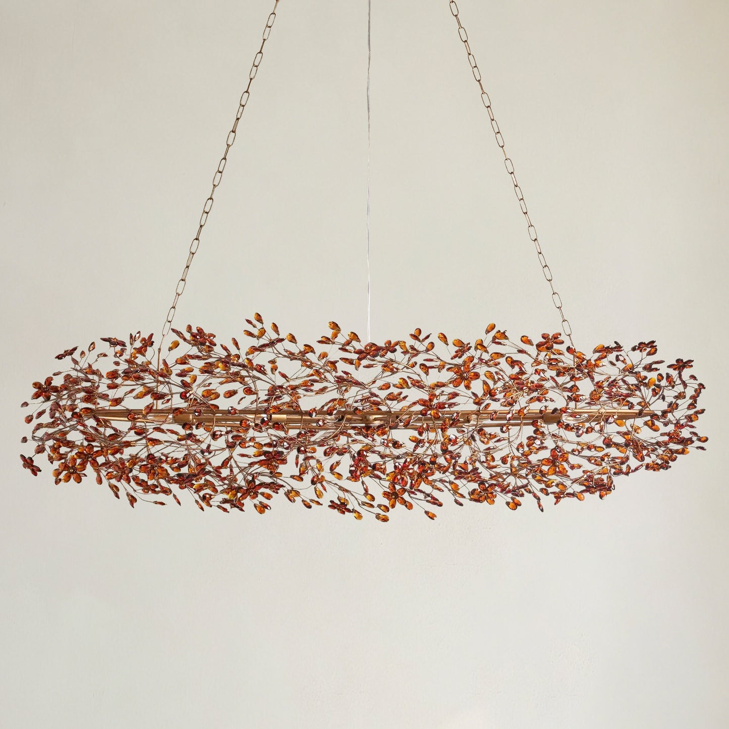 Fior Colored Oval Chandelier 62" 74"
