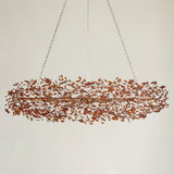 Fior Colored Oval Chandelier 62" 74"