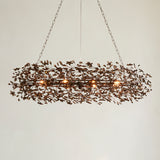 Fior Colored Oval Chandelier 62" 74"