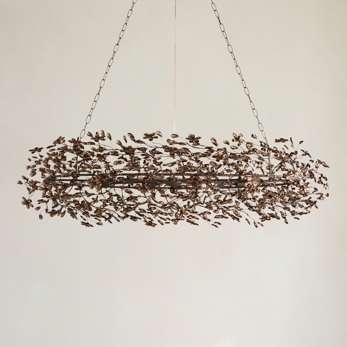 Fior Colored Oval Chandelier 62" 74"
