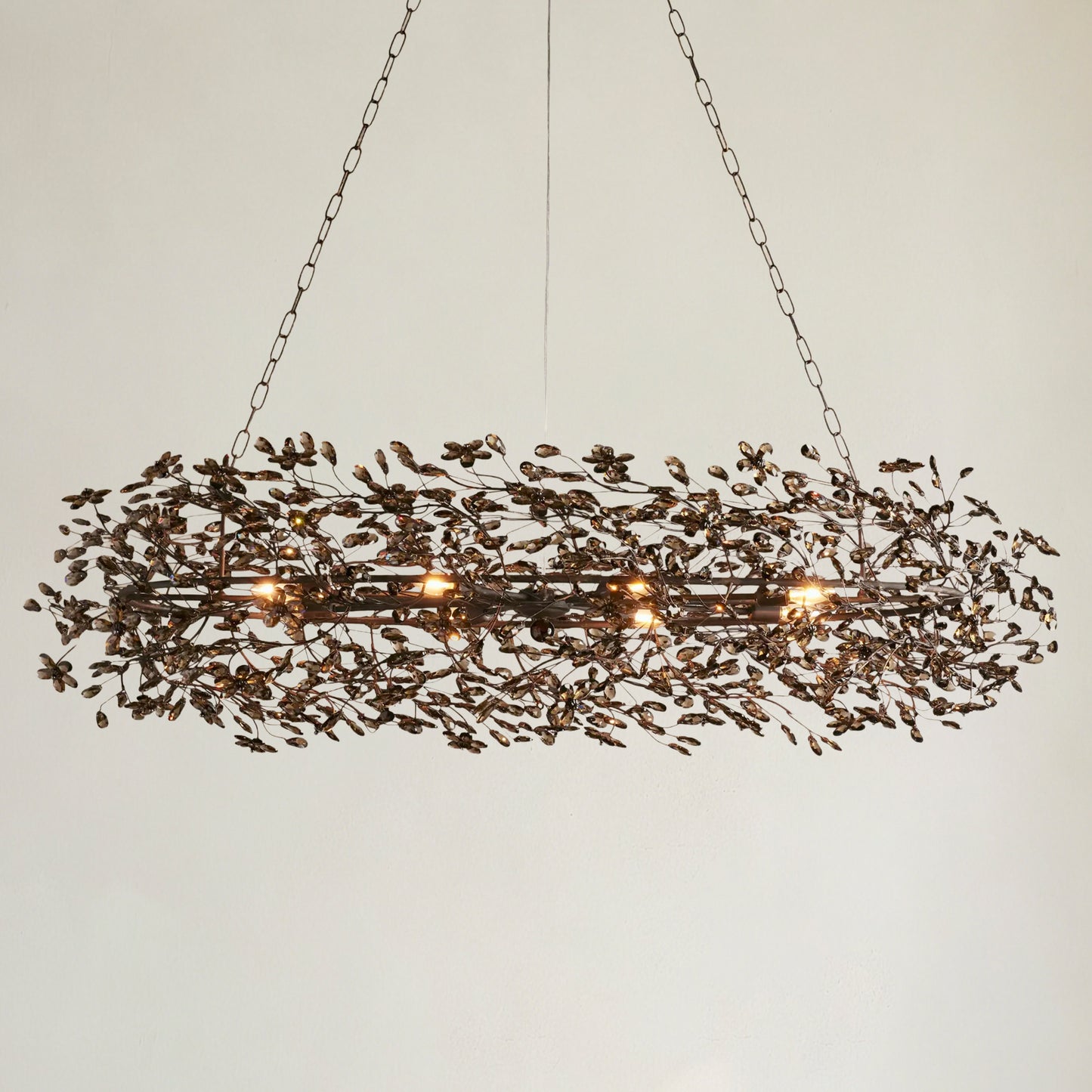 Fior Colored Oval Chandelier 62" 74"