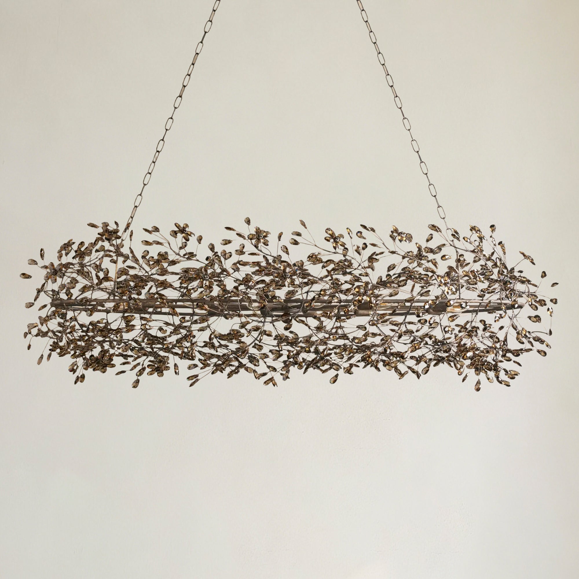 Fior Colored Oval Chandelier 62" 74"