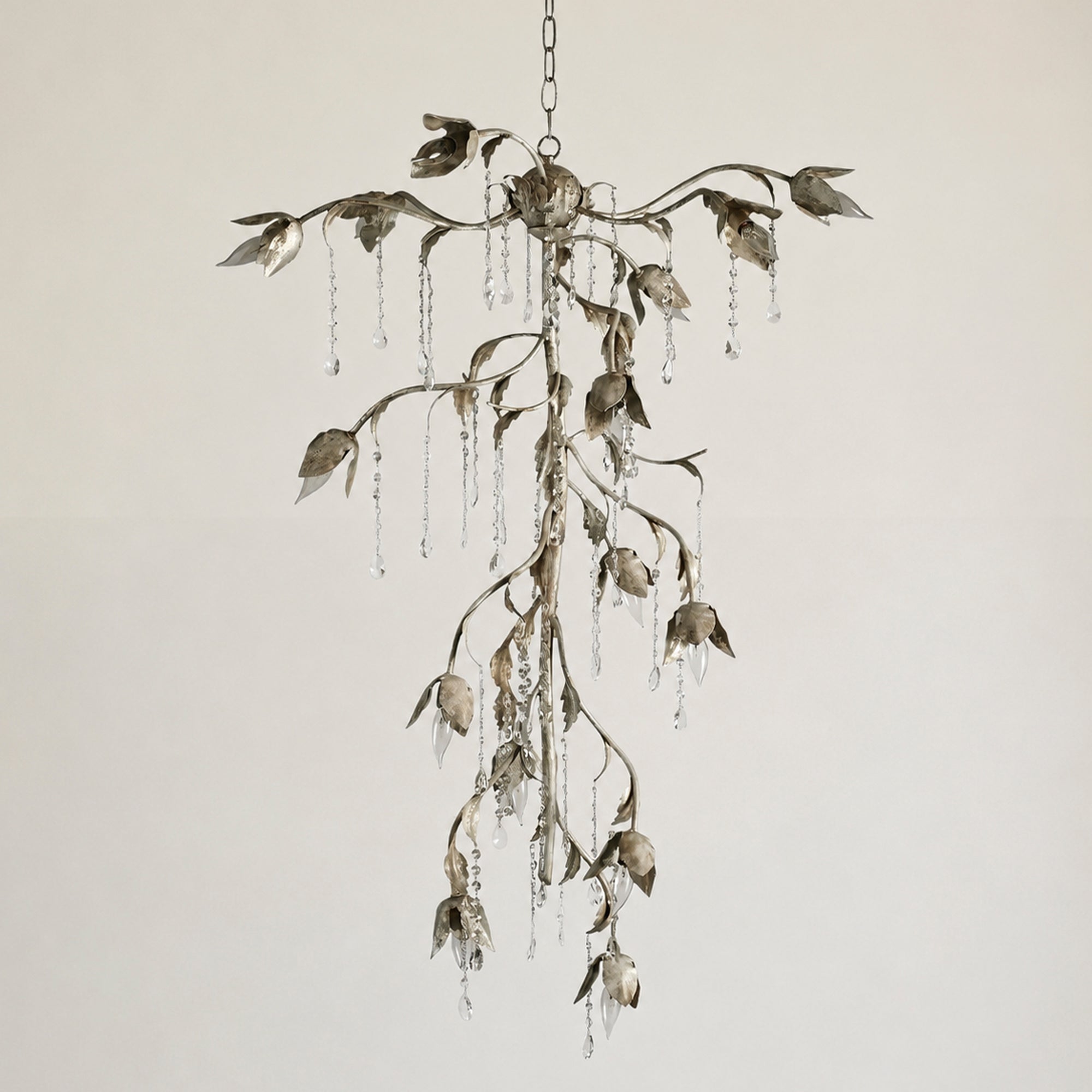 Viticcio Cascade Chandelier 34"H -Silver