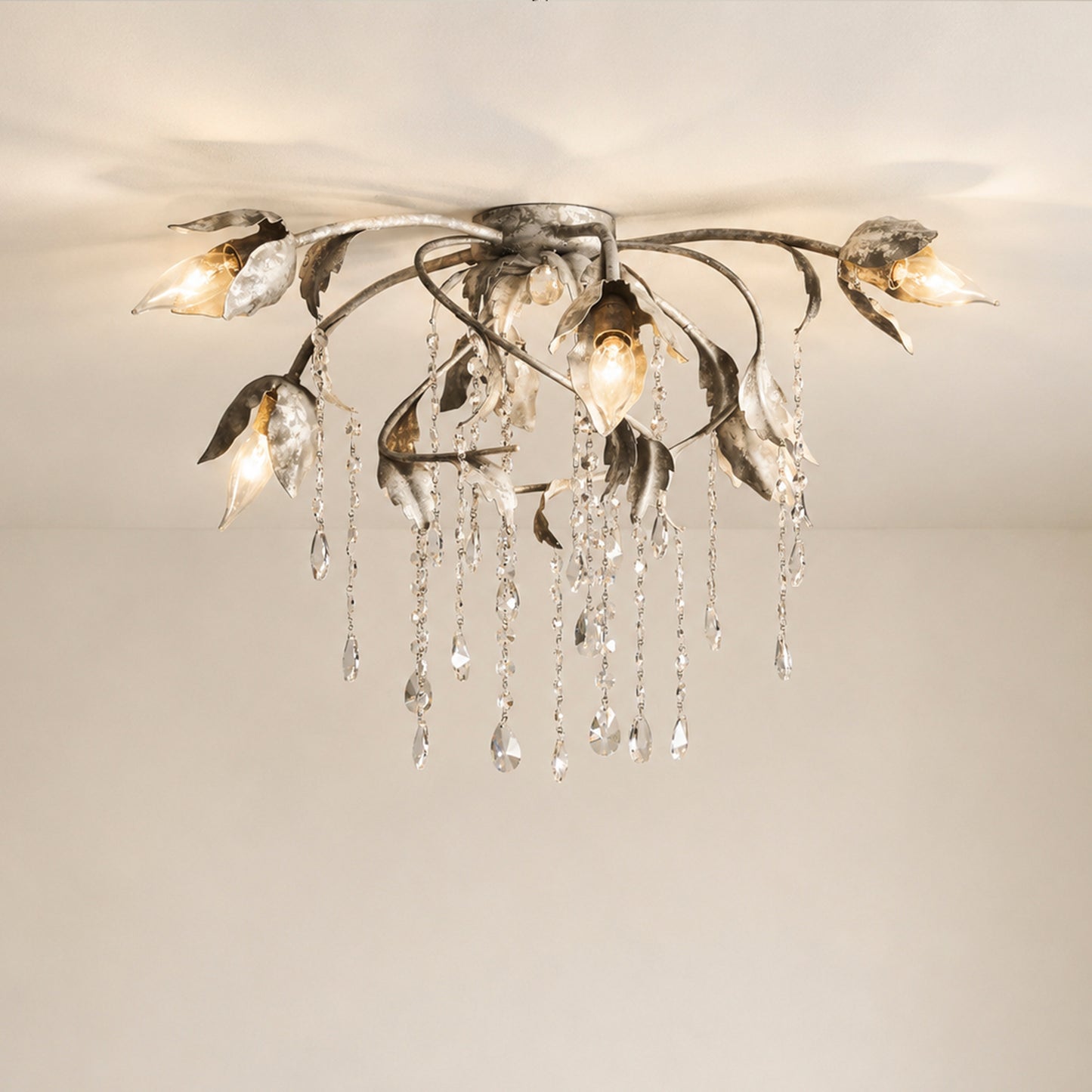 Viticcio Flushmount 23.5" 32"-Silver
