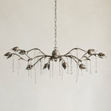 Viticcio Rectangular Chandelier 52 " 61" 71"- Silver