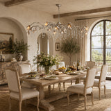 Viticcio Rectangular Chandelier 52 " 61" 71"- Silver
