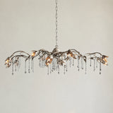 Viticcio Rectangular Chandelier 52 " 61" 71"- Silver