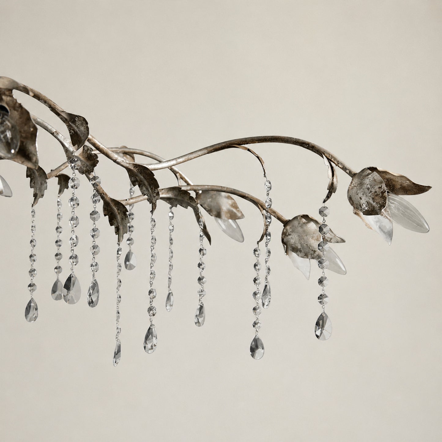 Viticcio Rectangular Chandelier 52 " 61" 71"- Silver