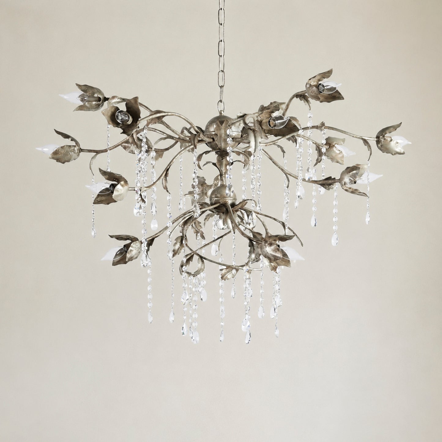 Viticcio Round Chandelier 40"-Silver
