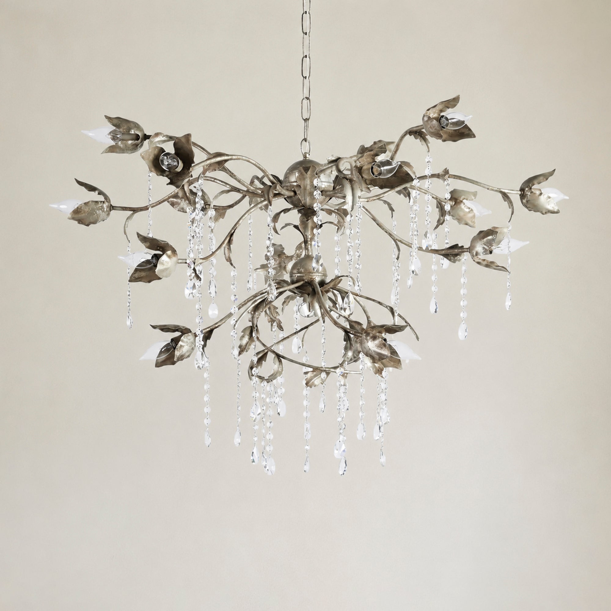 Viticcio Round Chandelier 40"-Silver