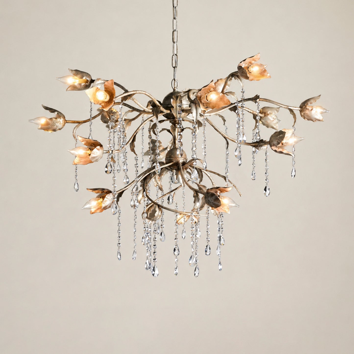 Viticcio Round Chandelier 40"-Silver