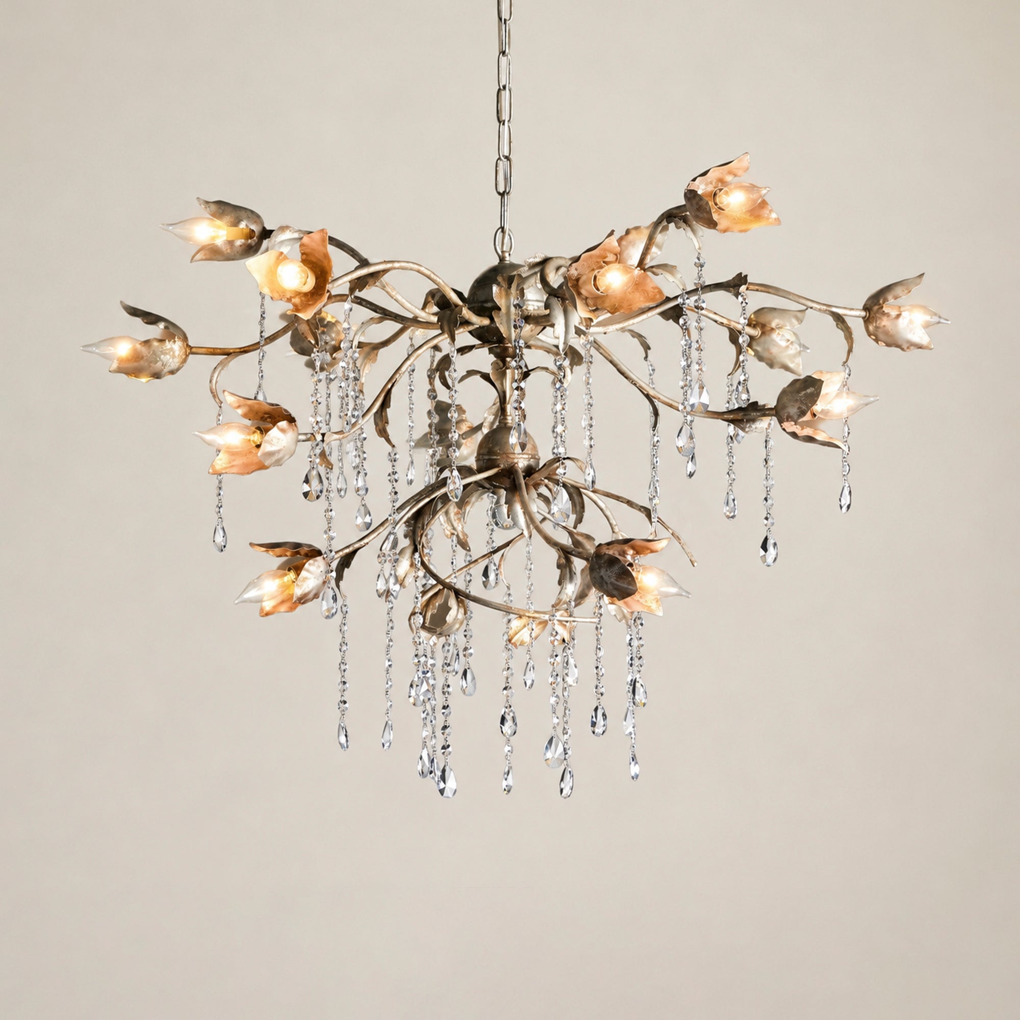Viticcio Round Chandelier 40"-Silver