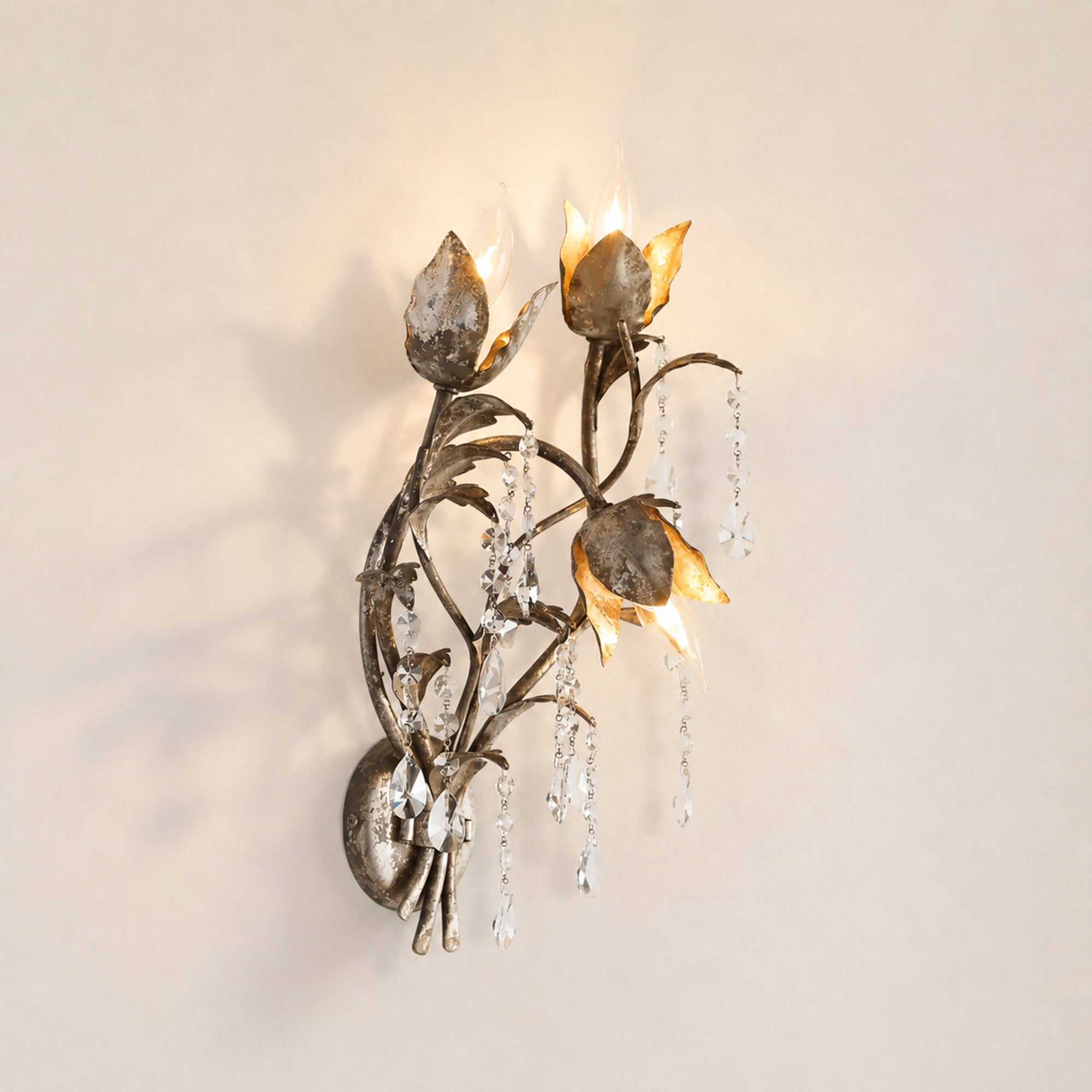 Viticcio Wall Sconce 3-Light 6-Light - Silver