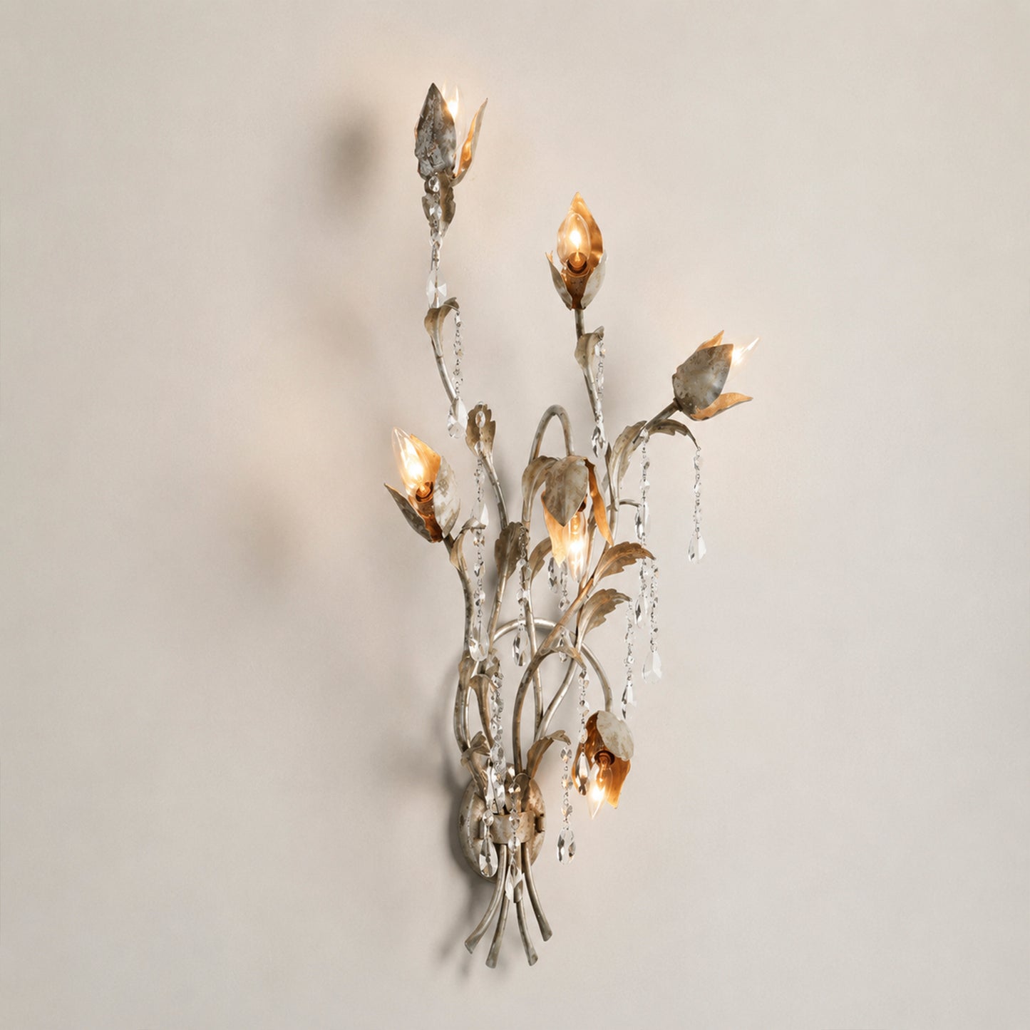Viticcio Wall Sconce 3-Light 6-Light - Silver
