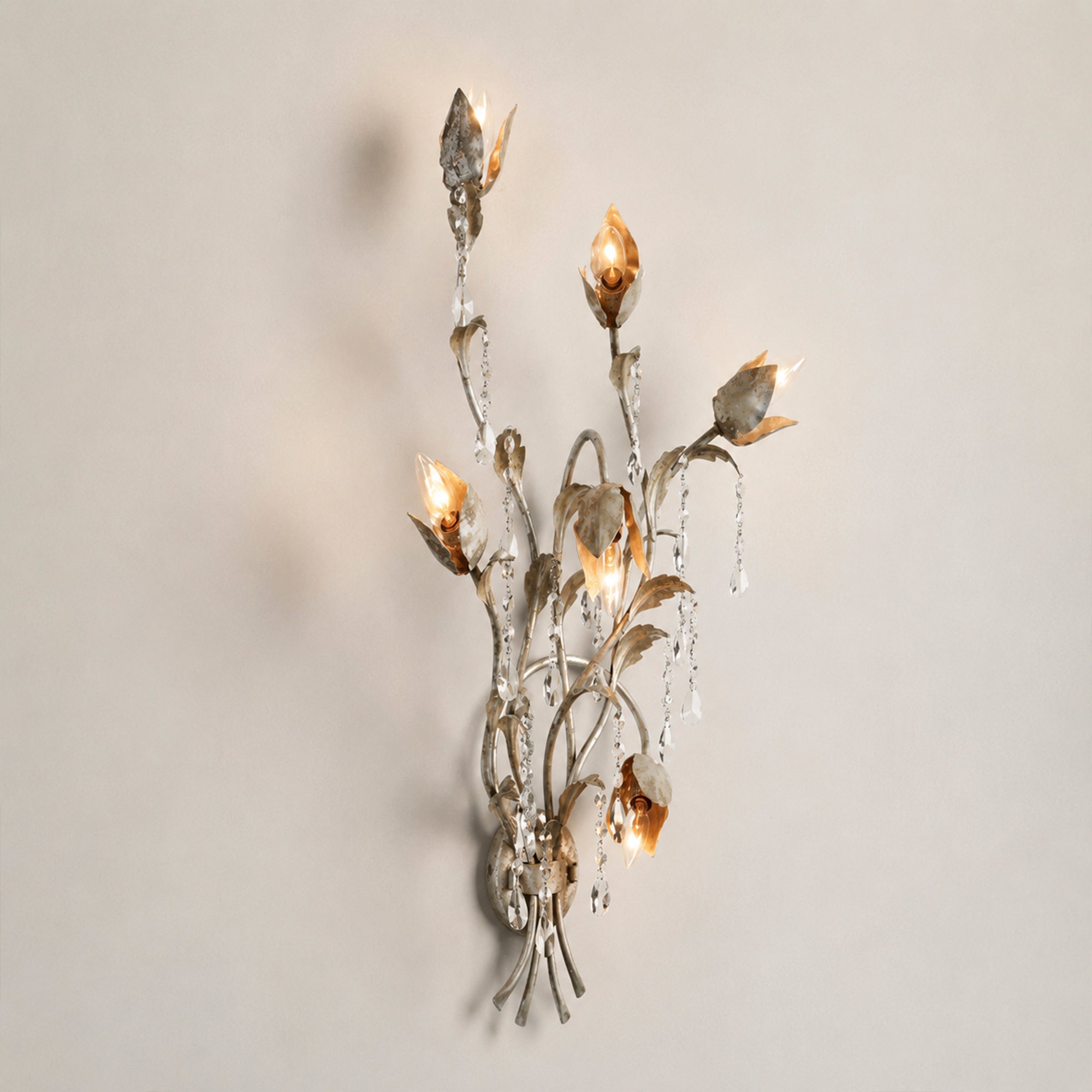 Viticcio Wall Sconce 3-Light 6-Light - Silver
