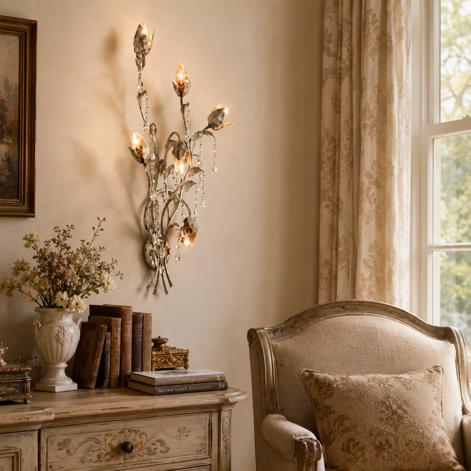Viticcio Wall Sconce 3-Light 6-Light - Silver
