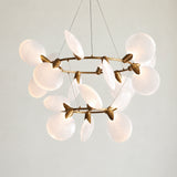 Lyla 2-Tiered Halo Chandelier