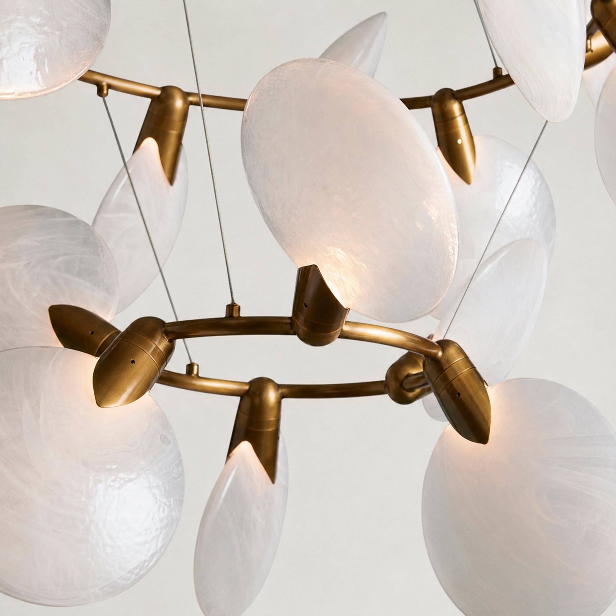 Lyla 2-Tiered Halo Chandelier