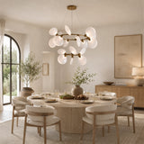 Lyla 2-Tiered Halo Chandelier