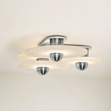 Median Alabaster Sconce Alabaster Flushmount:  3 Surface