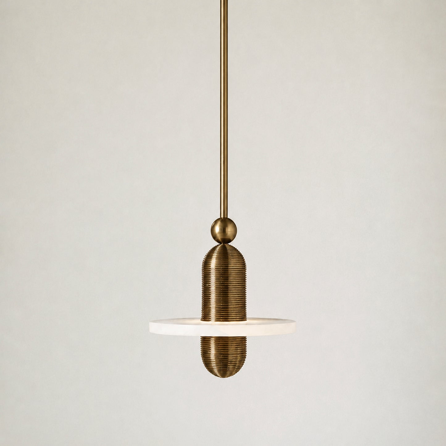 Median Alabaster Mono Pendant