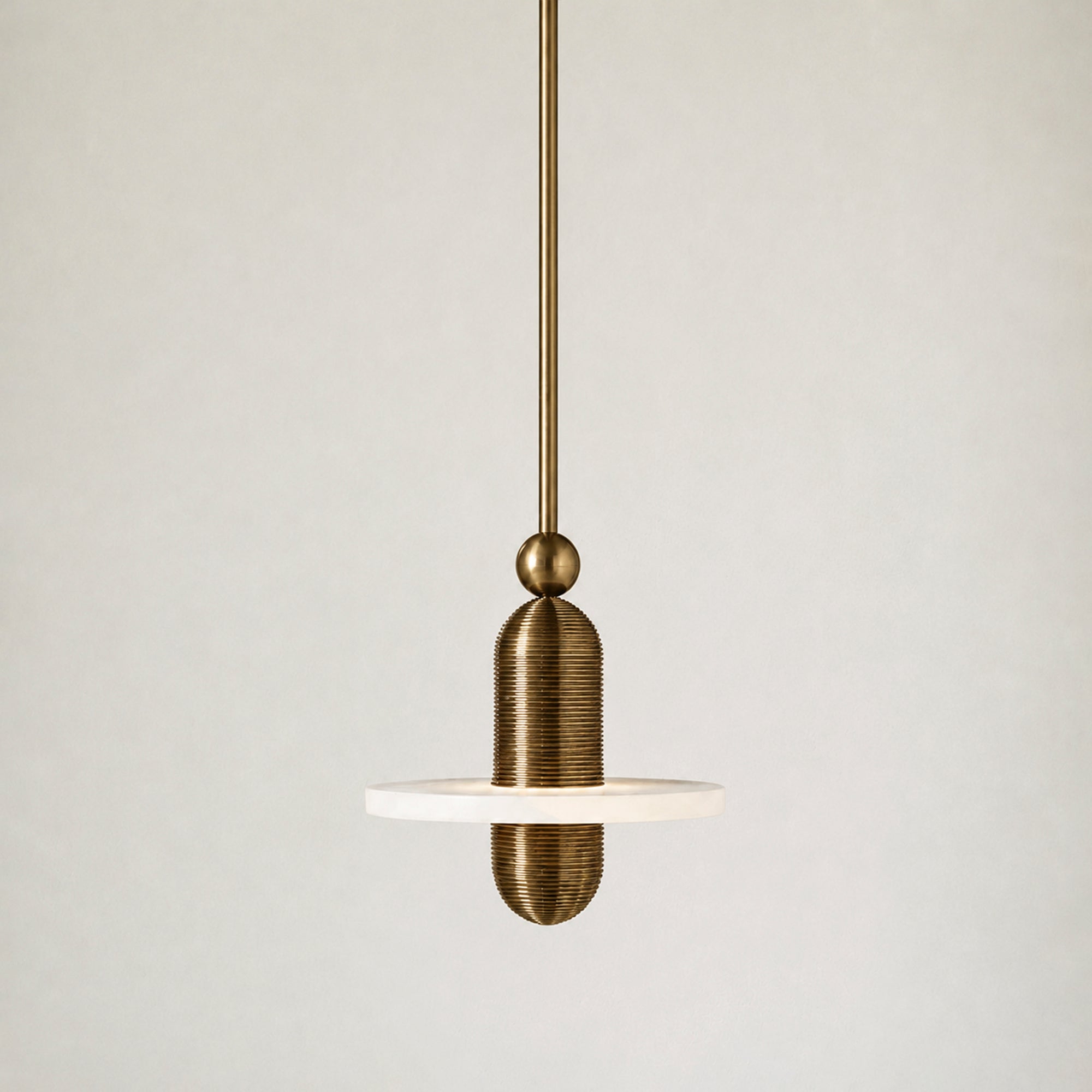 Median Alabaster Mono Pendant