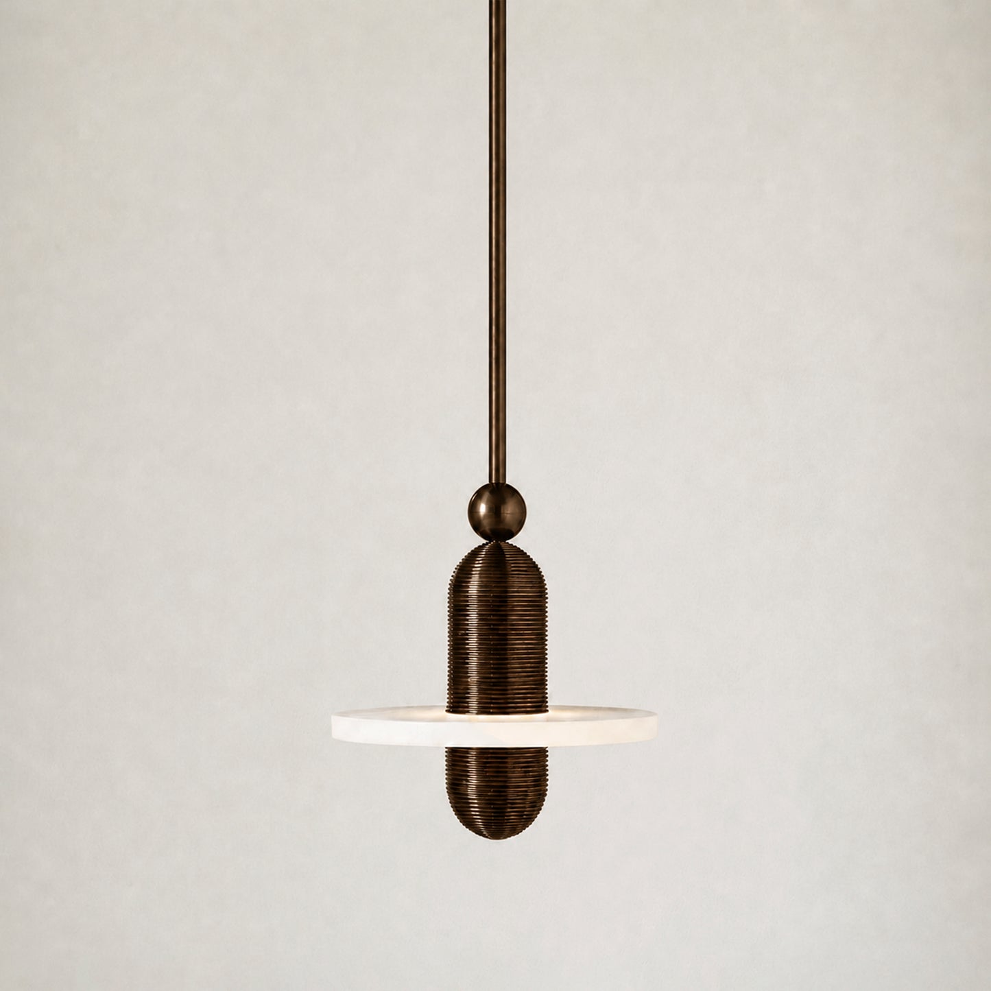 Median Alabaster Mono Pendant