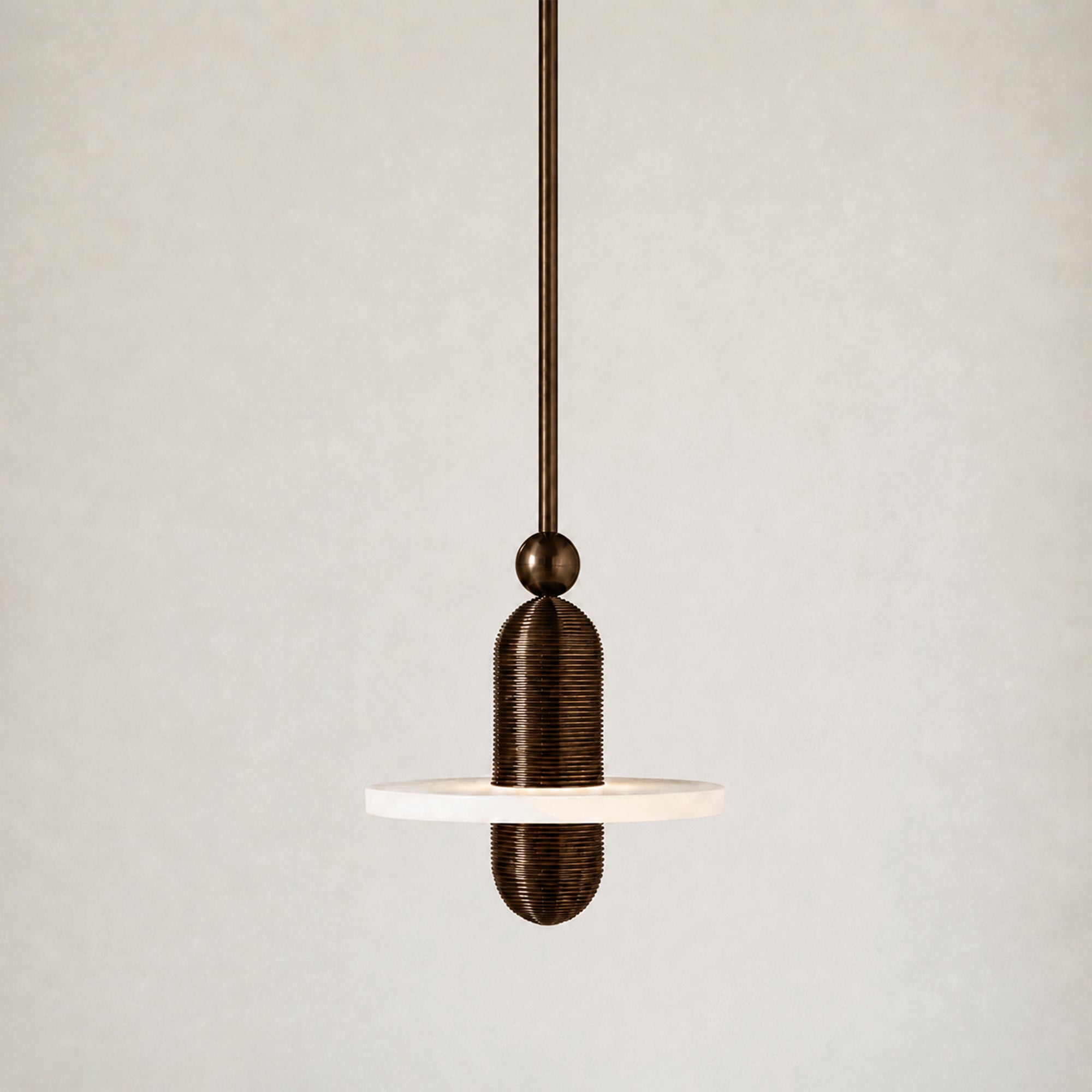 Median Alabaster Mono Pendant