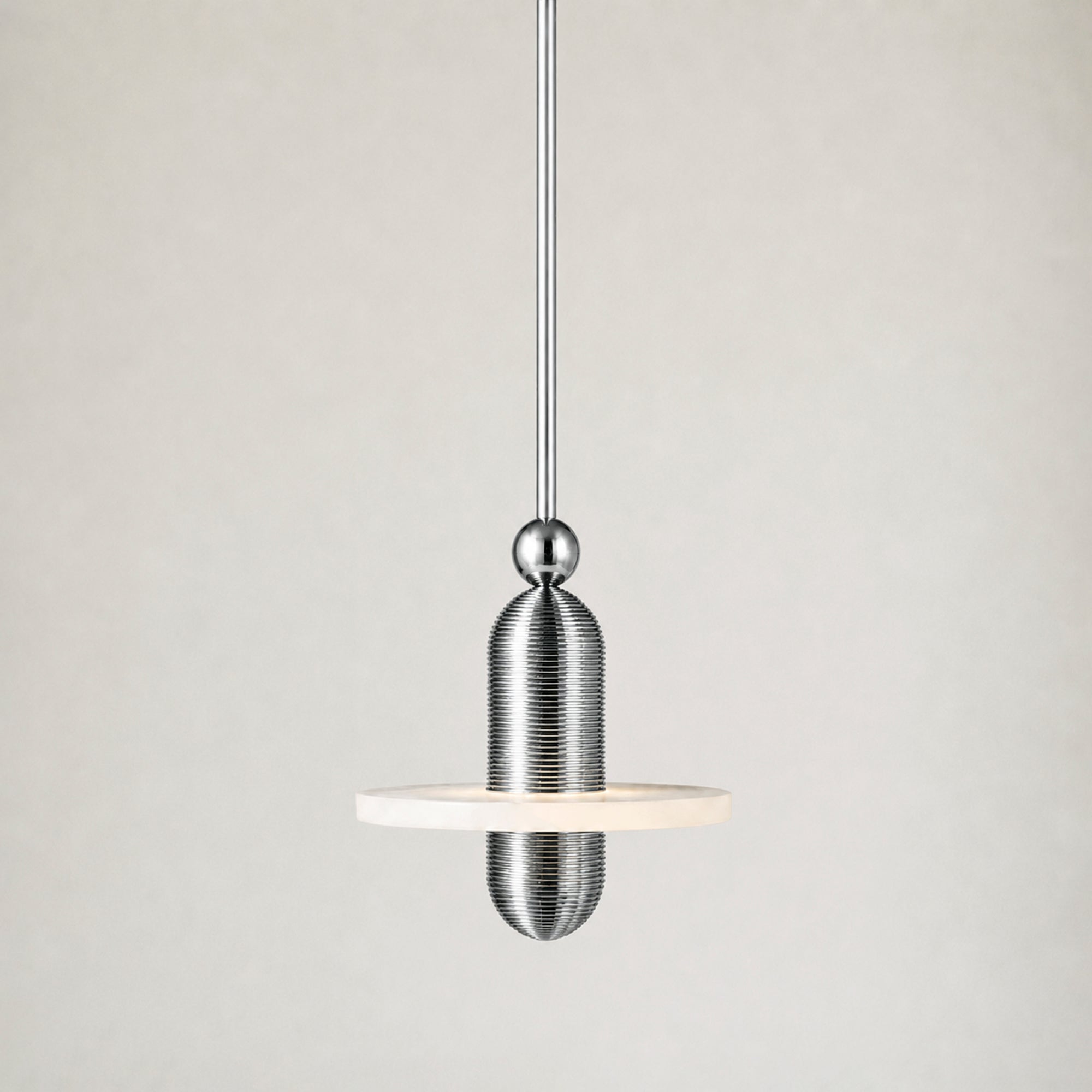 Median Alabaster Mono Pendant