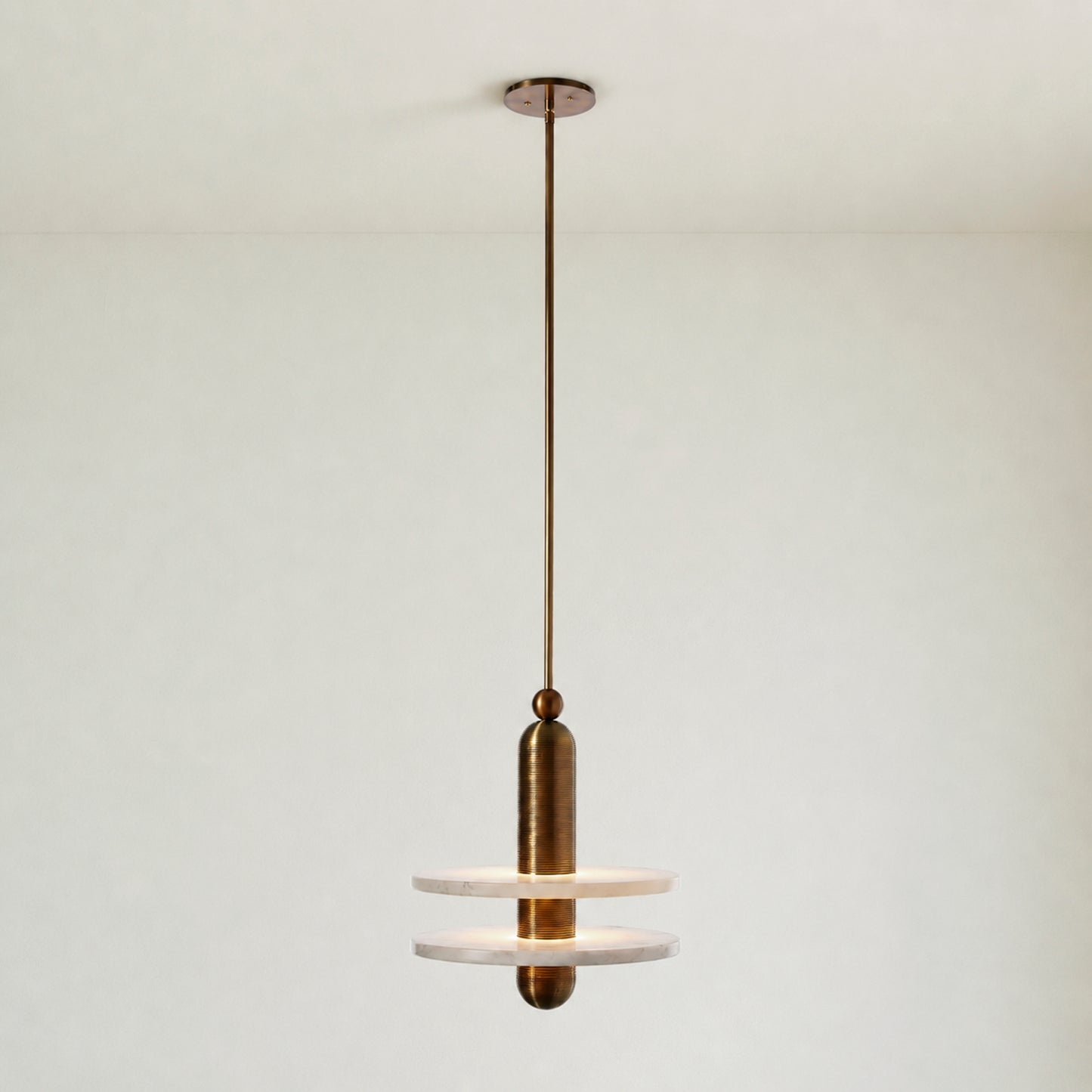 Median Alabaster Pendant