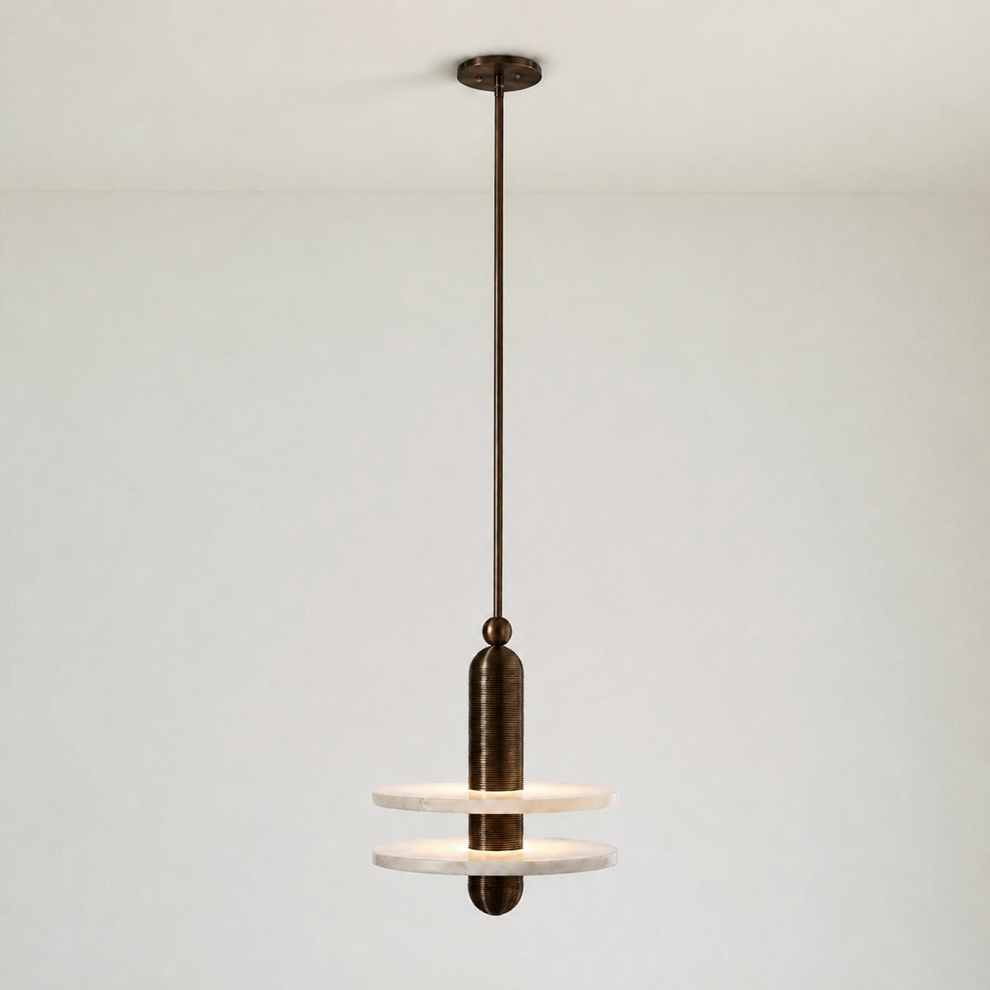 Median Alabaster Pendant