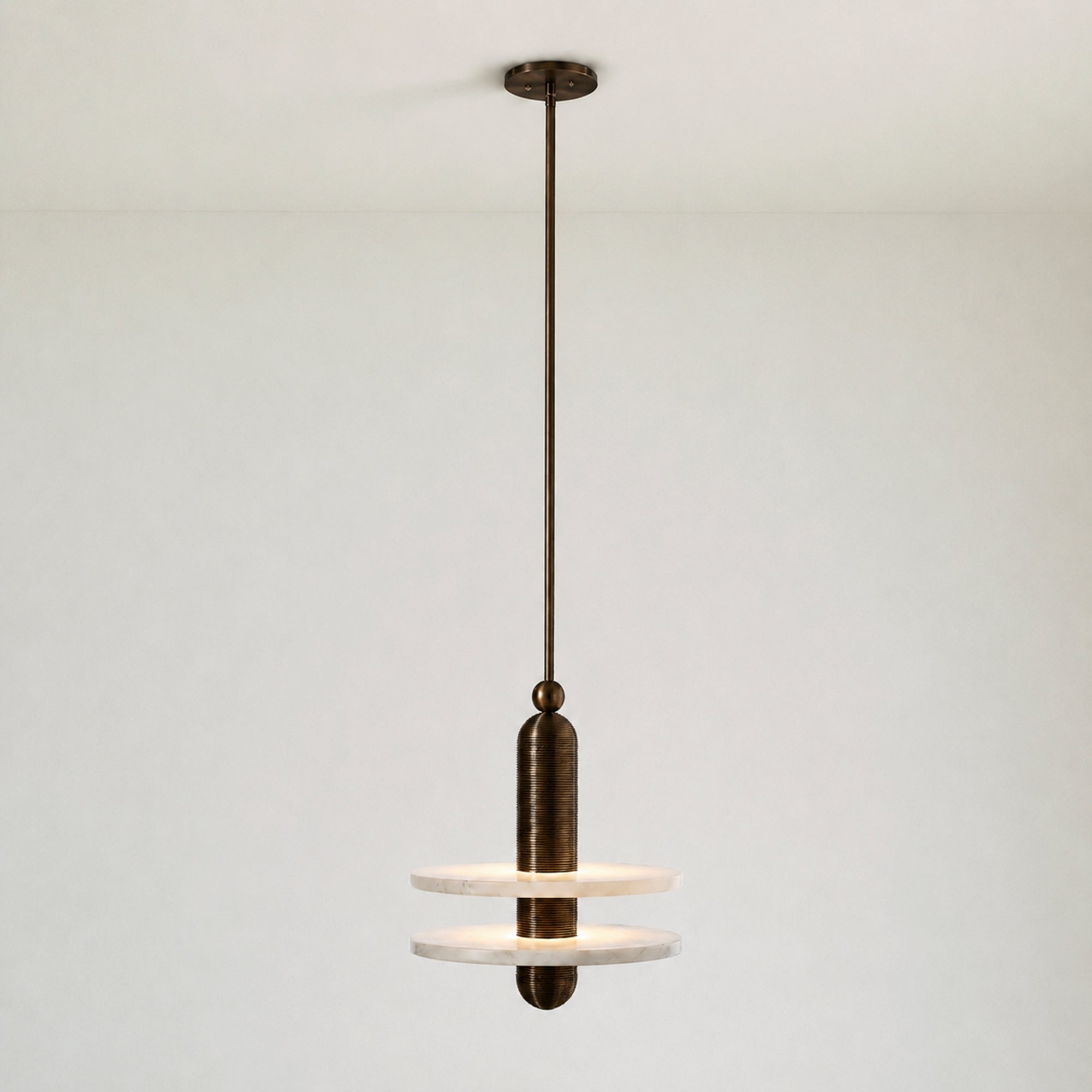 Median Alabaster Pendant
