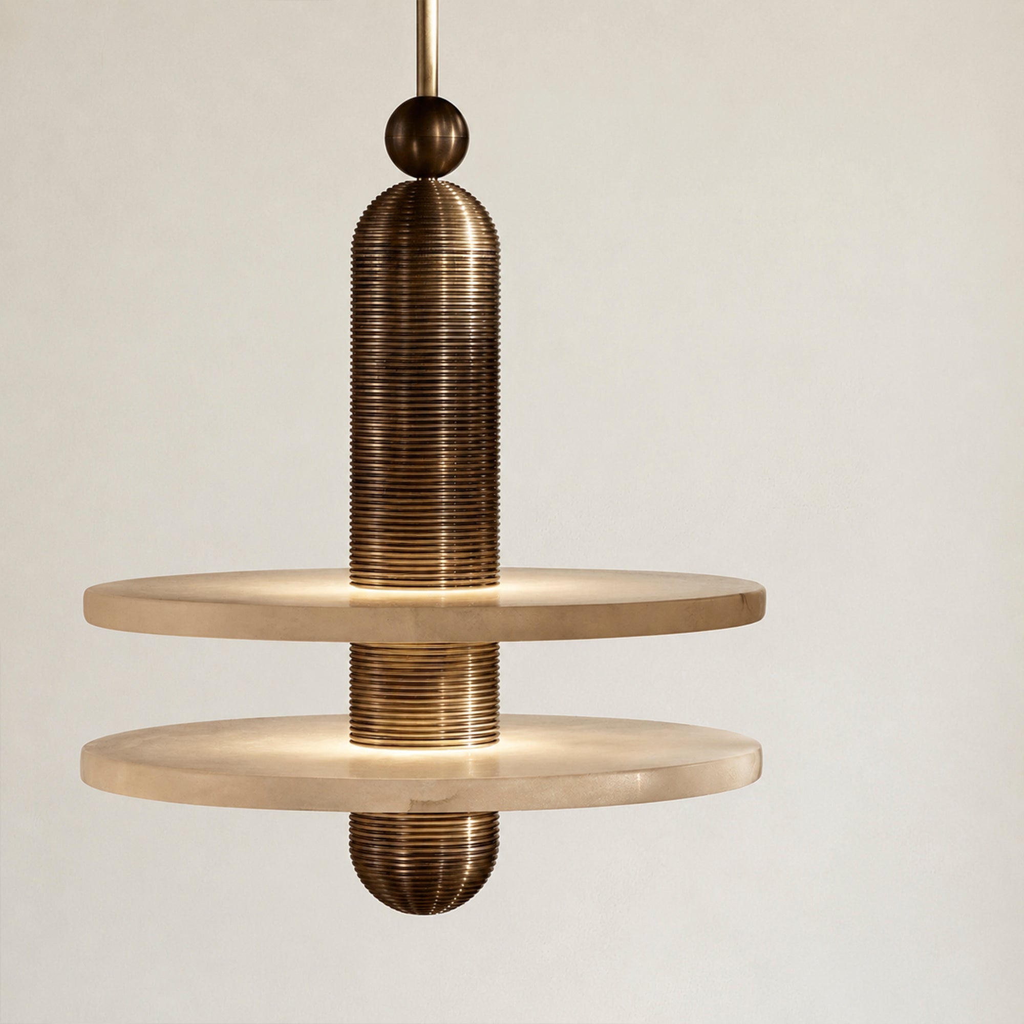 Median Alabaster Mono 2 Pendants