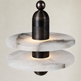 Median Alabaster Mono 2 Pendants