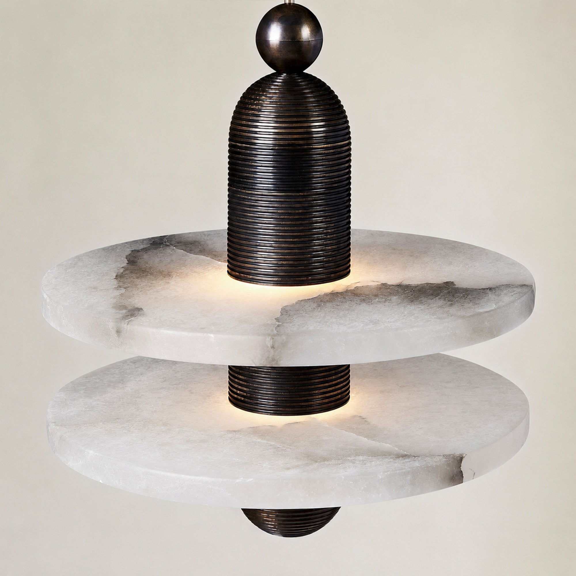 Median Alabaster Mono 2 Pendants