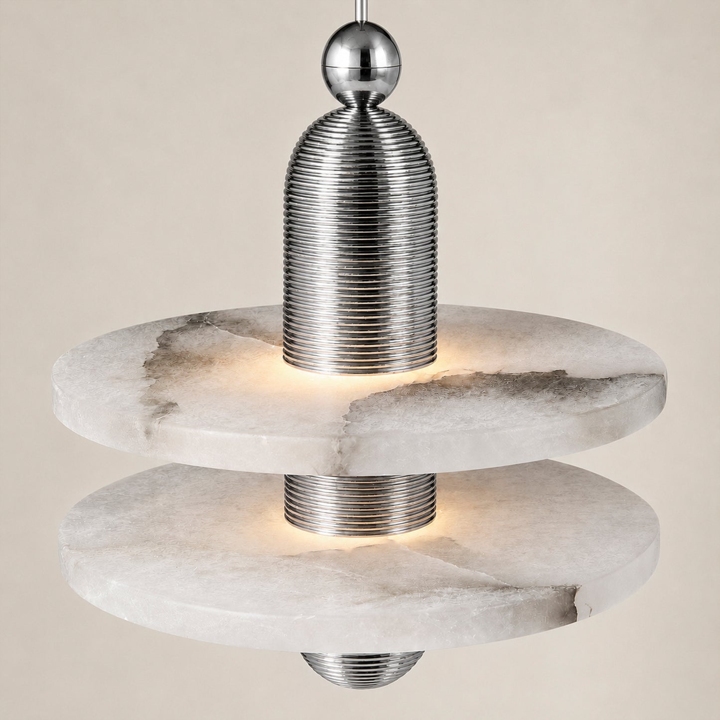 Median Alabaster Mono 2 Pendants