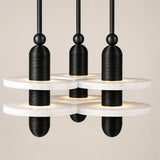 Median Alabaster Mono 4 Pendants