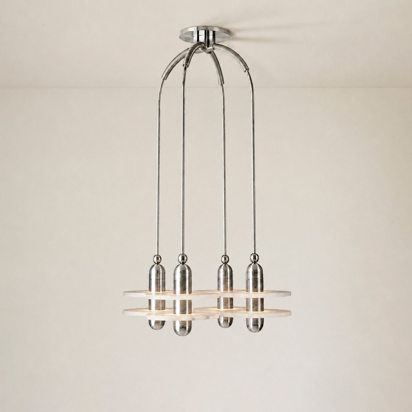 Median Alabaster Mono 4 Pendants