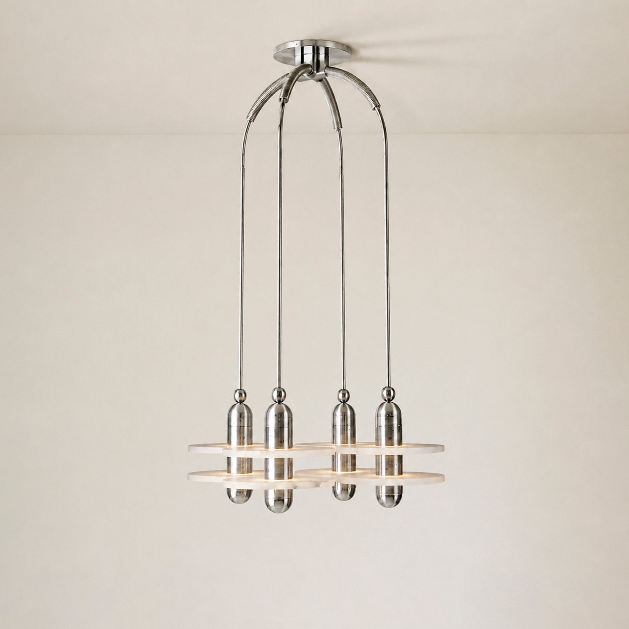 Median Alabaster Mono 4 Pendants
