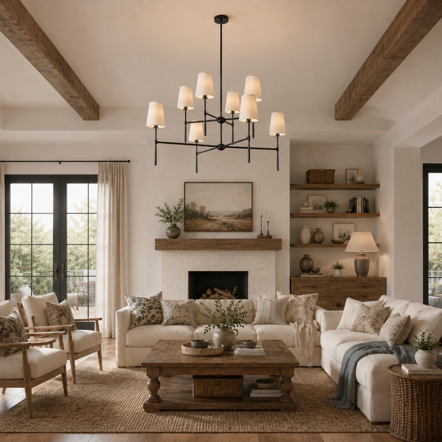 Rhodes 2-Tier Round Chandelier
