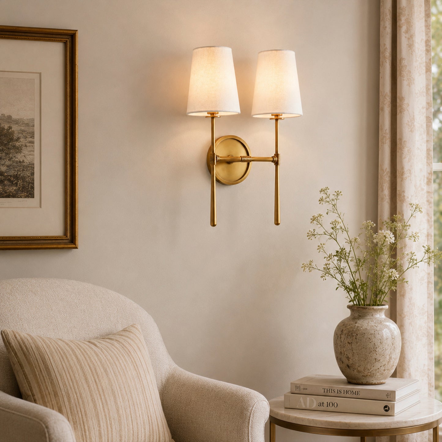 Rhodes Double Sconce