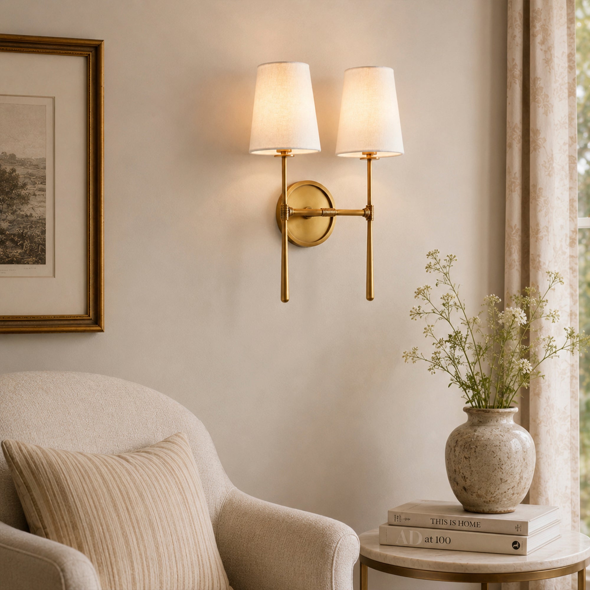 Rhodes Double Sconce