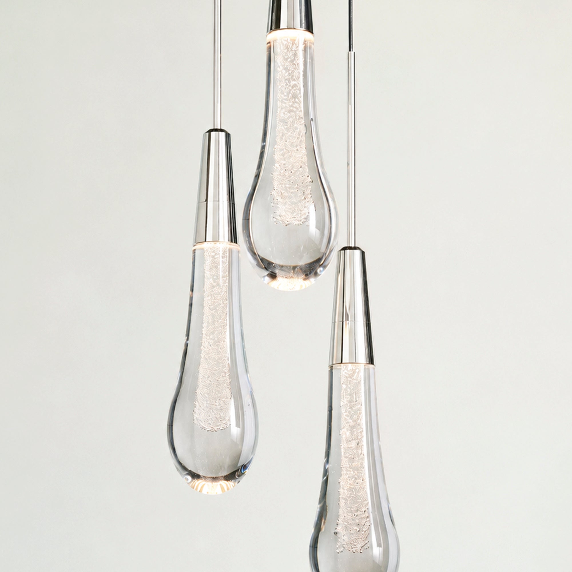 Soltaire Cluster Pendant