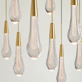 Soltaire Glass Linear Chandelier